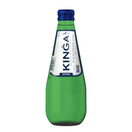 Kinga Pienińska Naturalna woda mineralna GAZOWANA 330 ml butelka