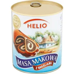 Helio masa makowa z bakaliami - puszka 850g