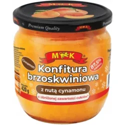 MK Konfitura brzoskwiniowa z nutą cynamonu słoik 420 g