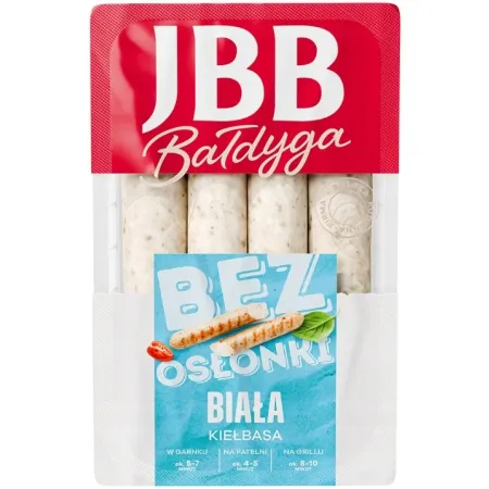 JBB KIEŁBASA BIAŁA BEZ OSŁONKI ok 680g