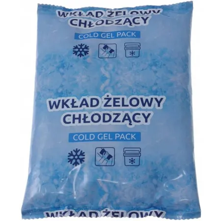 WOREK TORBA TERMICZNA + ZAMROŻONY WKŁAD Kompres żelowy chłodzący
