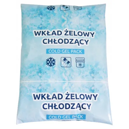 WOREK TORBA TERMICZNA + ZAMROŻONY WKŁAD Kompres żelowy chłodzący