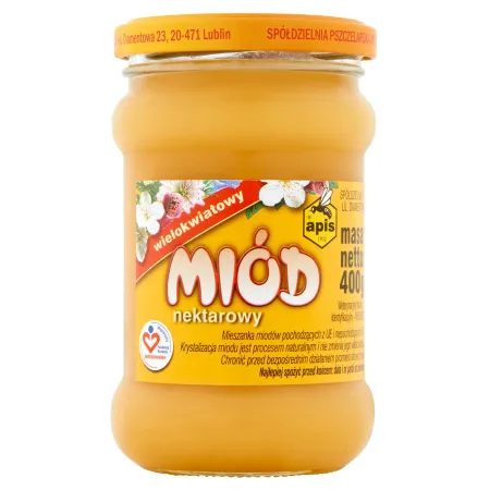 APIS Miód nektarowy WIELOKWIATOWY 400g
