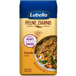 LUBELLA PEŁNE ZIARNO Makaron kokardki Farfalle 400g