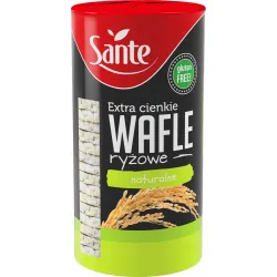 SANTE Wafle Ryżowe NATURALNE Extra CIENKIE Niesolone Bezglutenowe 110g
