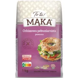 ToTa Mąka ORKISZOWA pełnoziarnista pszenna 1kg