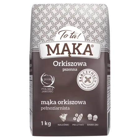 ToTa Mąka ORKISZOWA pełnoziarnista pszenna 1kg