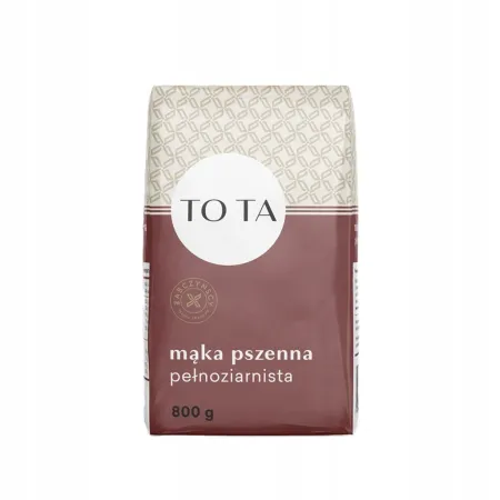 ToTa Mąka PEŁNOZIARNISTA pszenna 1kg