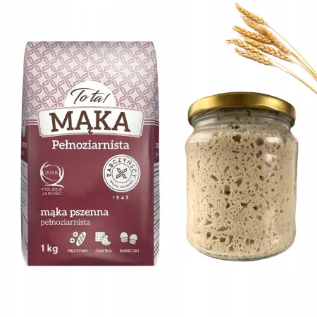 ToTa Mąka PEŁNOZIARNISTA pszenna 1kg