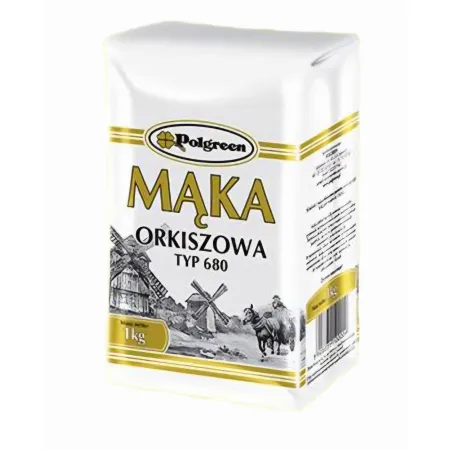 POLGREEN Mąka Orkiszowa 1 kg Typ 680