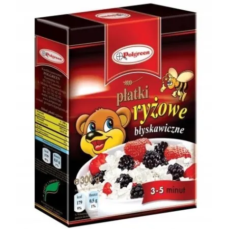 POLGREEN Płatki ryżowe błyskawiczne 300g