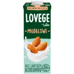 SANTE Lovege MIGDAŁOWE Napój roślinny migdałowy bez cukru i glutenu 1l