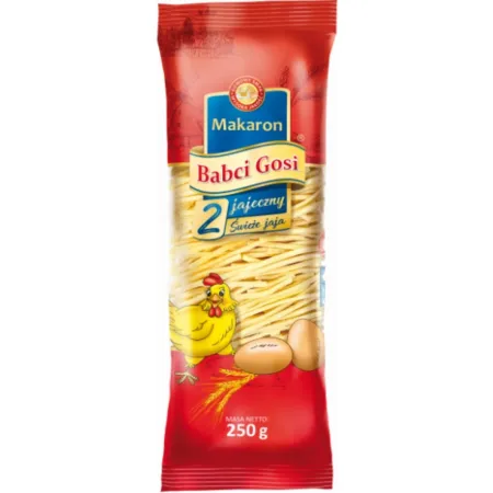 ARTEX Makaron BABCI GOSI 2 JAJECZNY KRAJANKA 250g