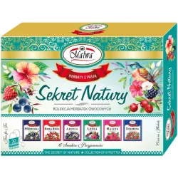 MALWA SEKRET NATURY Kolekcja 30 herbatek owocowych