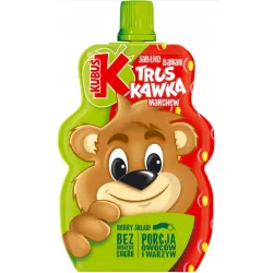 KUBUS MUS TRUSKAWKA jabłko banan marchew 100 g saszetka