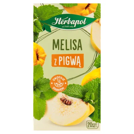 HERBAPOL MELISA Z PIGWĄ herbata ziołowo owocowa 20 saszetek