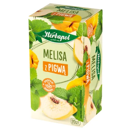 HERBAPOL MELISA Z PIGWĄ herbata ziołowo owocowa 20 saszetek