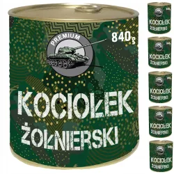 ANKOR 6x Kociołek żołnierski ZGRZEWKA 840g gotowe danie