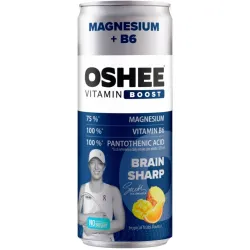 OSHEE Vitamin Boost Magnez+B6 owoce tropikalne 250ml puszka