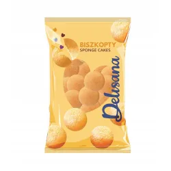 DELISANA Biszkopty SPONGE CAKES Delicpol 120g