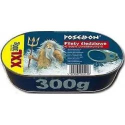 Filety śledziowe w sosie pomidorowym XXL Posejdon 300 g