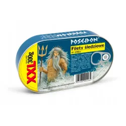 Filety śledziowe w oleju XXL Posejdon 300 g