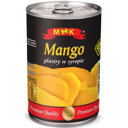 MK Mango plastry w lekkim syropie 425 g,
