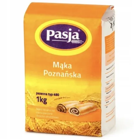JELONKI MĄKA PASJA POZNAŃSKA EXTRA 480 1KG pierogi ciasta parzone i kruche