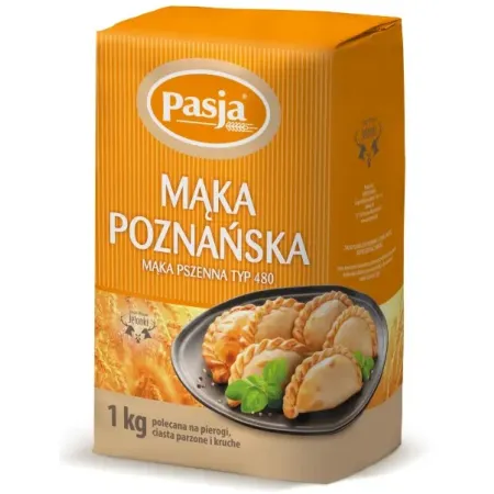 JELONKI MĄKA PASJA POZNAŃSKA EXTRA 480 1KG pierogi ciasta parzone i kruche